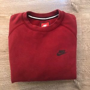 Burgundy Nike sweatshirt